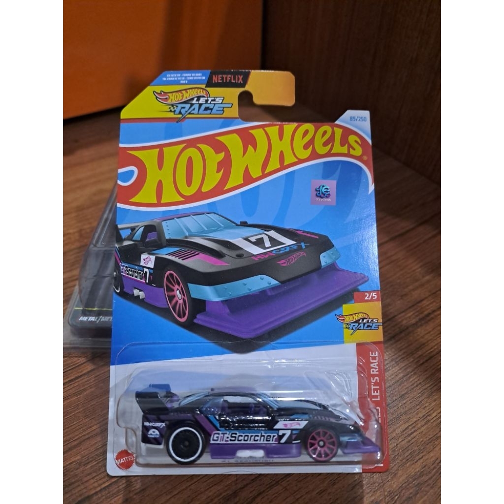 Hotwheels / Hot Wheels Gt Scorcher Purple / ungu Netflix