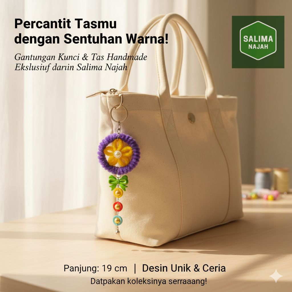 Gantungan kunci lucu. ganci tas unik etnik. keychain aksesoris murah. bag charm