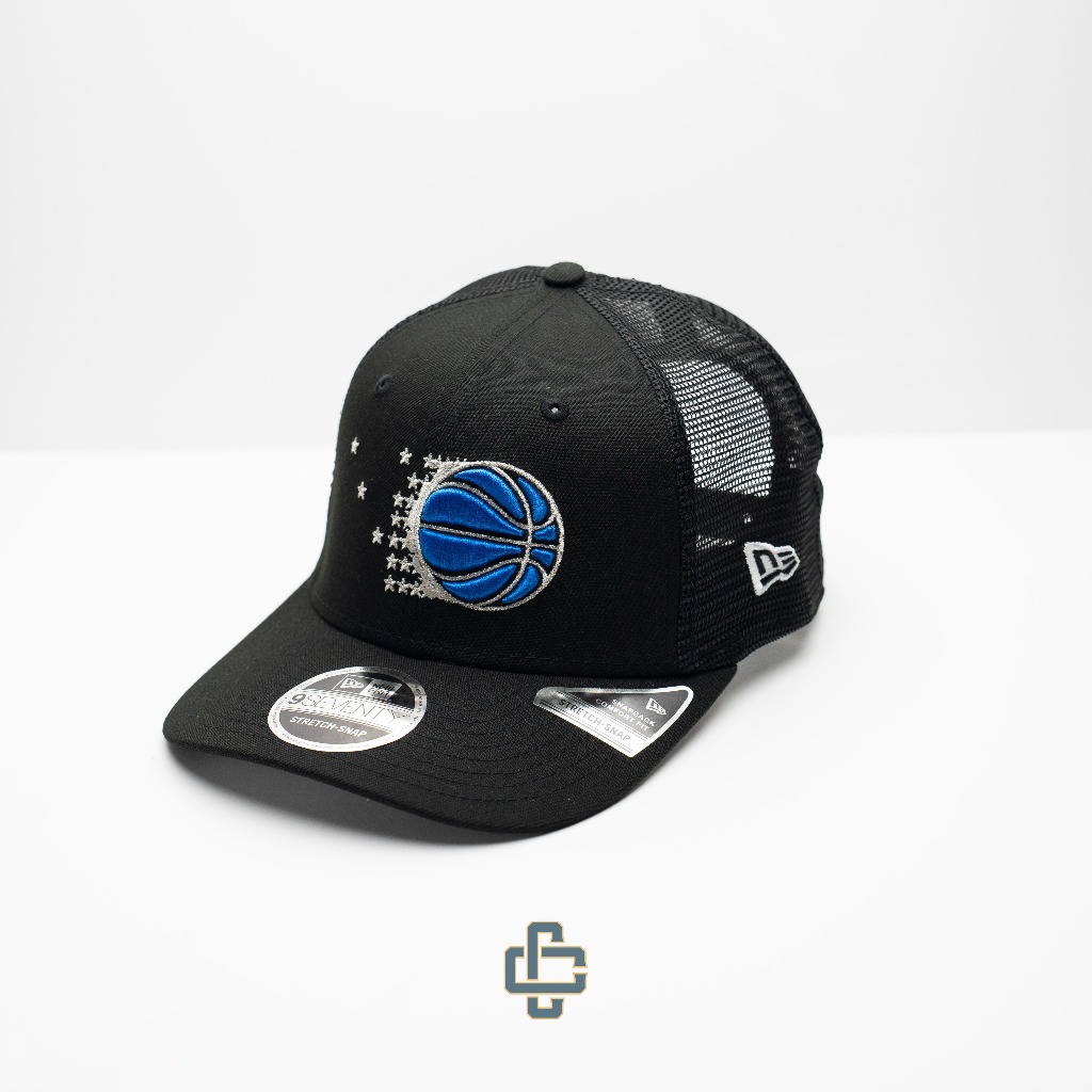 TOPI NEW ERA ORIGINAL TRUCKER 9SEVENTY ORLANDO MAGIC HWC EDITION BLACK