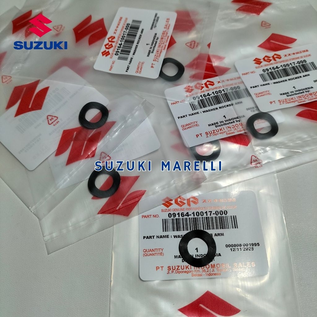 RING GELOMBANG RING WASHER AS PELATUK KLEP SUZUKI NEX NEX FI ORIGINAL SGP 09164-10017-000