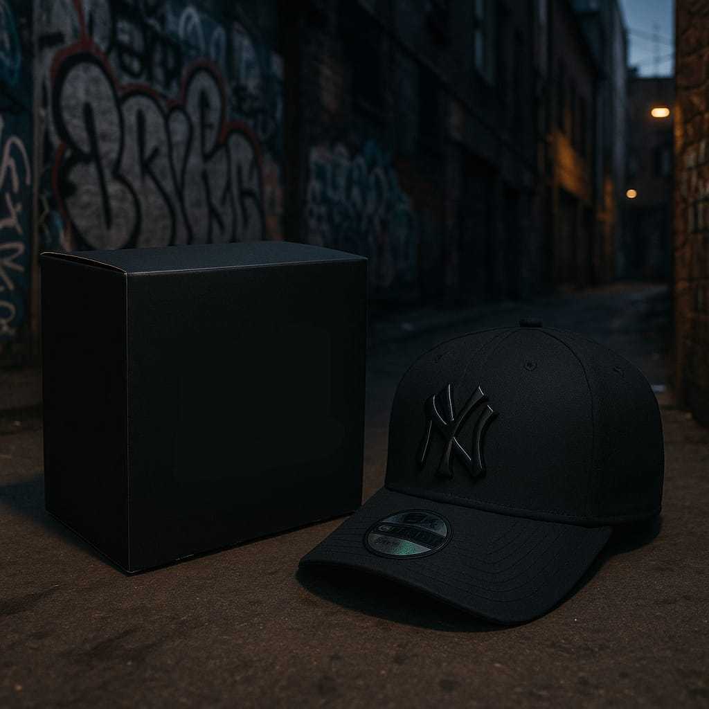 Topi Baseball Premium NY New York Plat Besi Metalic Adjustable