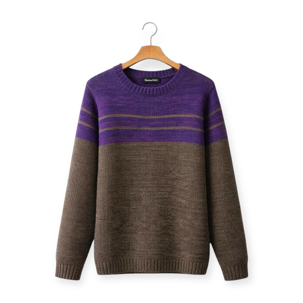 (Man) Sweater Crewneck Wool Massimo Dutti