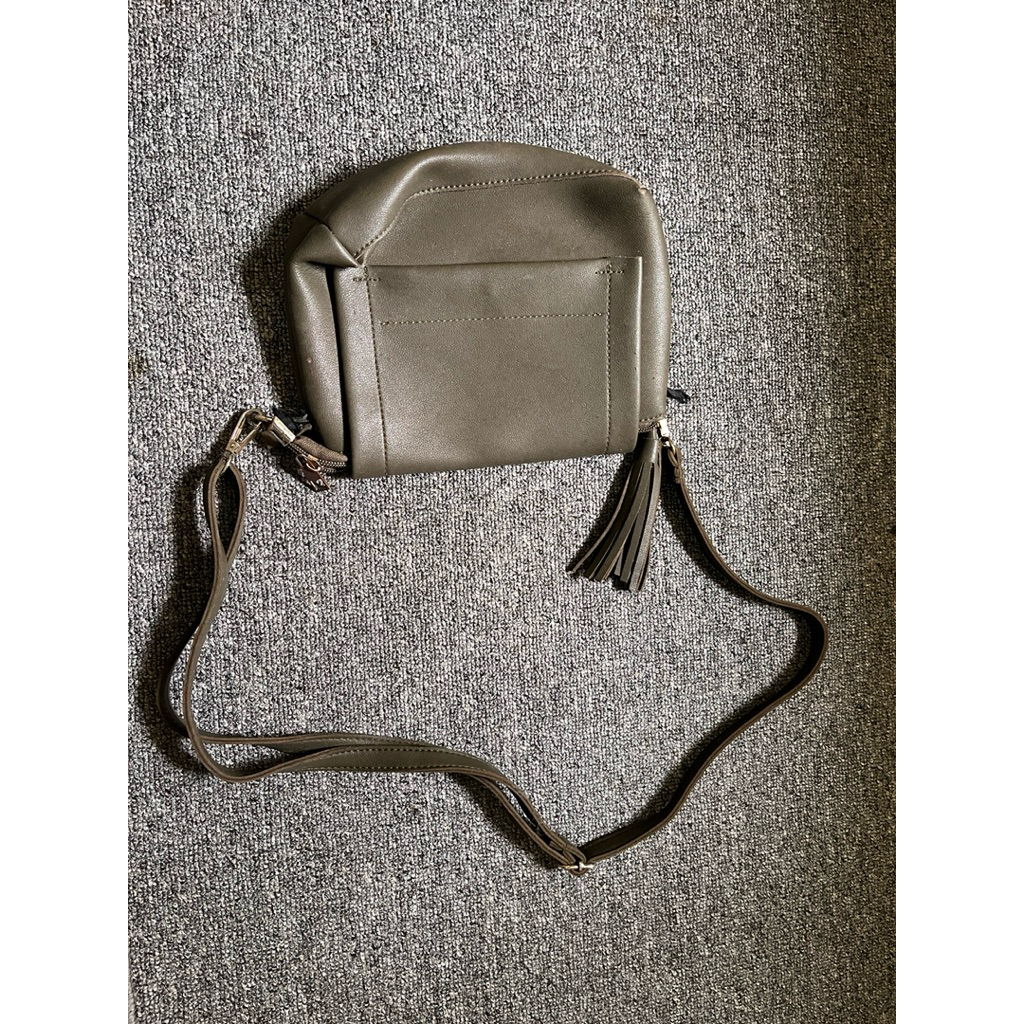 preloved || tas hijau