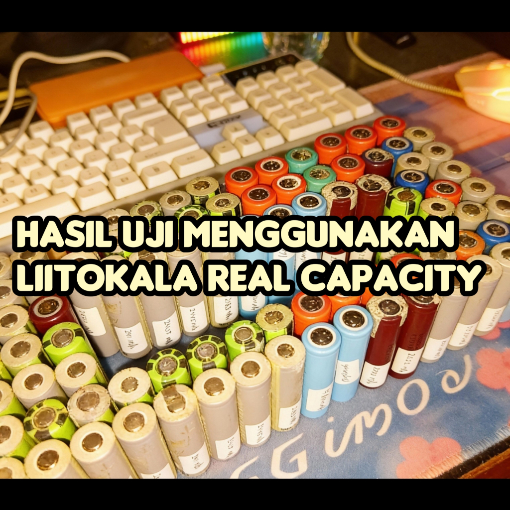 Baterai 18650 Bekas Copotan Laptop Sudah Diuji dengan Liitokala mAh real