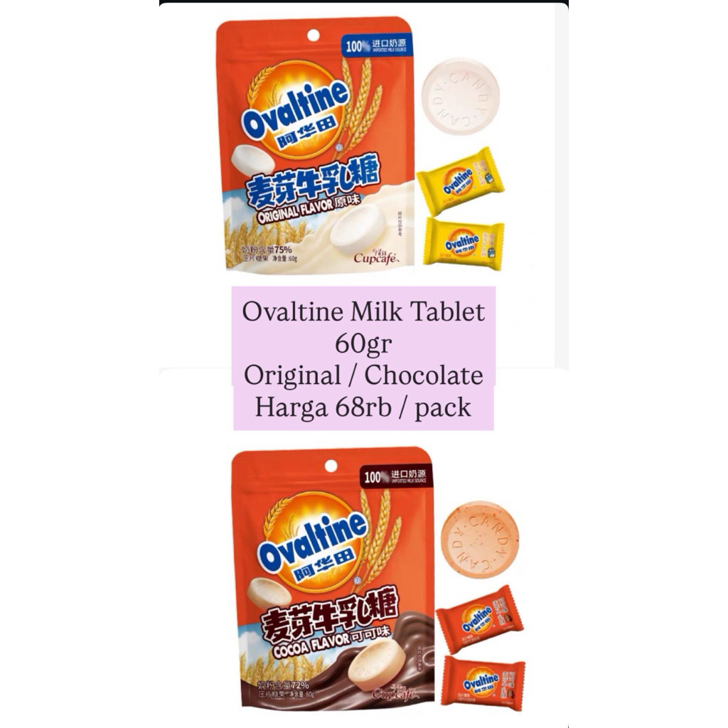 Ovaltine Milk Tablet Permen Susu