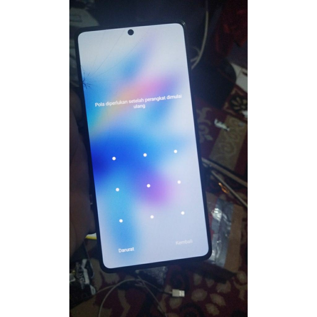 lcd ori copotan + fram infinix note 30 pro minus