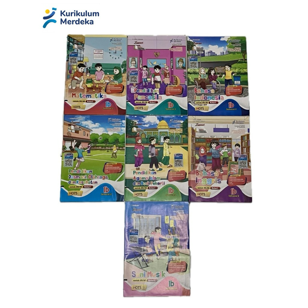 BUKU LKS ZAMRUD PUTRA NUGRAHA KELAS 1 SD/MI Semester 2 KURIKULUM MERDEKA