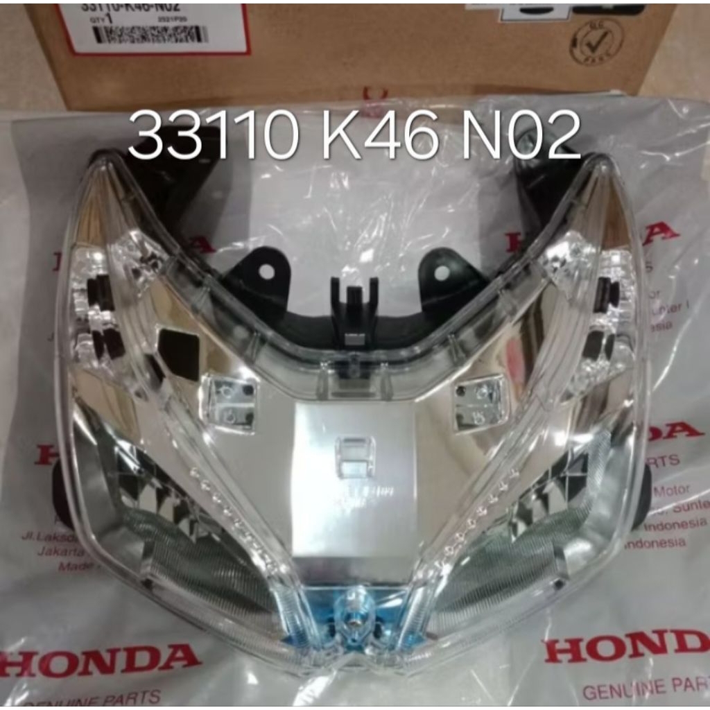 LAMPU DEPAN VARIO 110 FI 2014-2015 ORIGINAL AHM