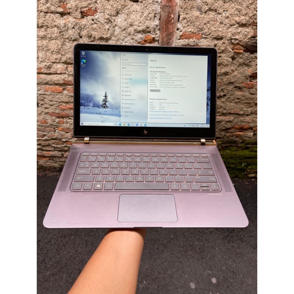 Laptop Hp Spectre Notebook 13inch Core i7 Ram 8gb SSD 512gb