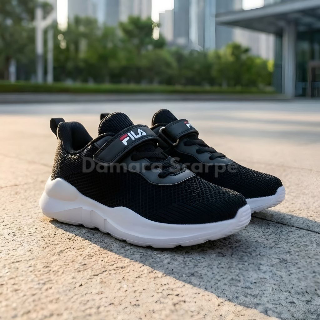 Sepatu Sekokah Anak Anak FilaNd Unisex Fashion Sekolah Anak Laki Laki dan Perempuan