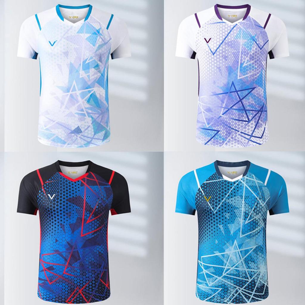 New Jersey Badminton Victory Men Quick Drying 3102 Grade / Baju Olahraga