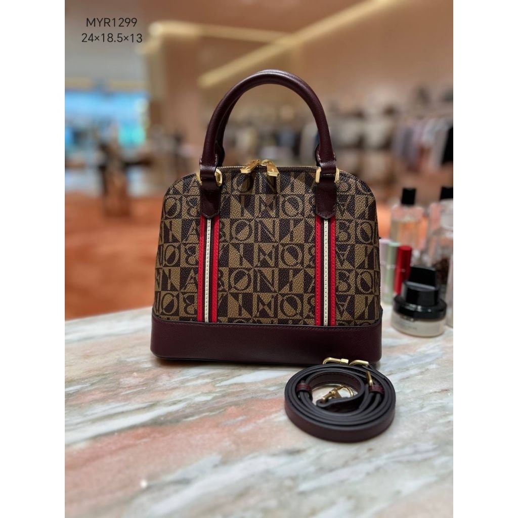 tas Selempang Alma Lis maroon Bonia original
