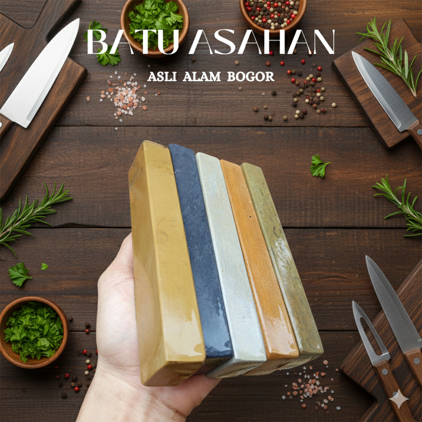 Batu Asah Pisau Taji Ayam Ukuran 15x3x2 1 Set 5pcs