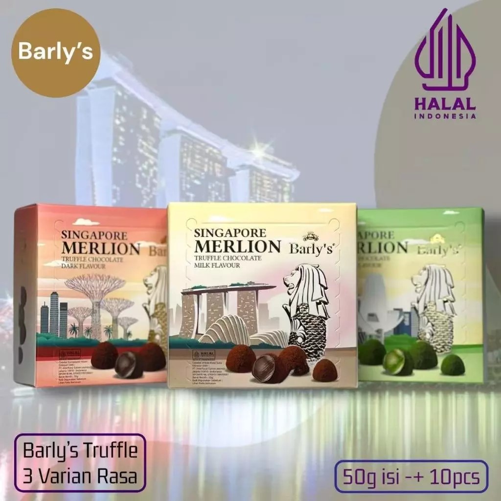 Coklat Barly's Truffle Chocolate Singapore 50 gram