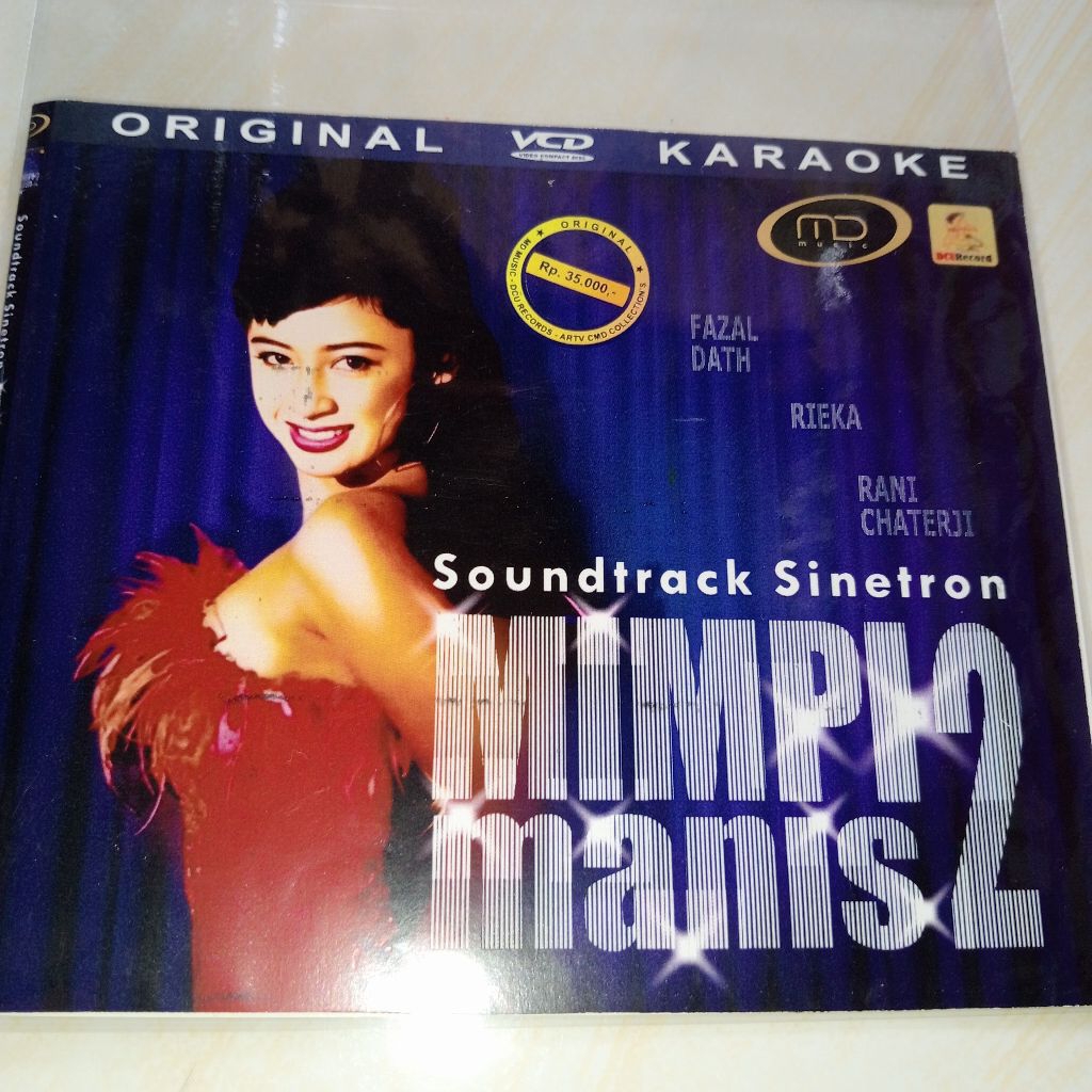 vcd karaoke soundtrack sinetron mimpi manis vol 2