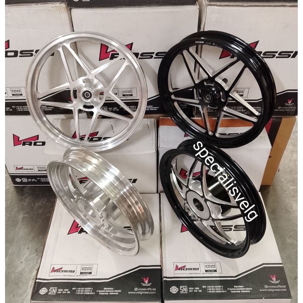 Velg Pelak Vrossi rossi ORBITS Palang Bintang vario 110 beat karbu/fi/esp/deluxe scopy karbu/fi geni