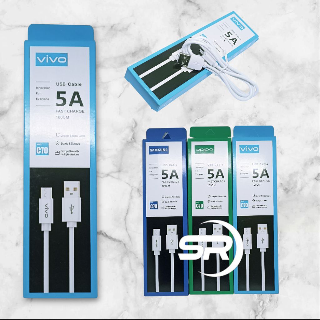 KABEL DATA CHARGER CASAN VIVO Y11 / Y12 / Y15 / Y17 MICRO USB ORI 99%