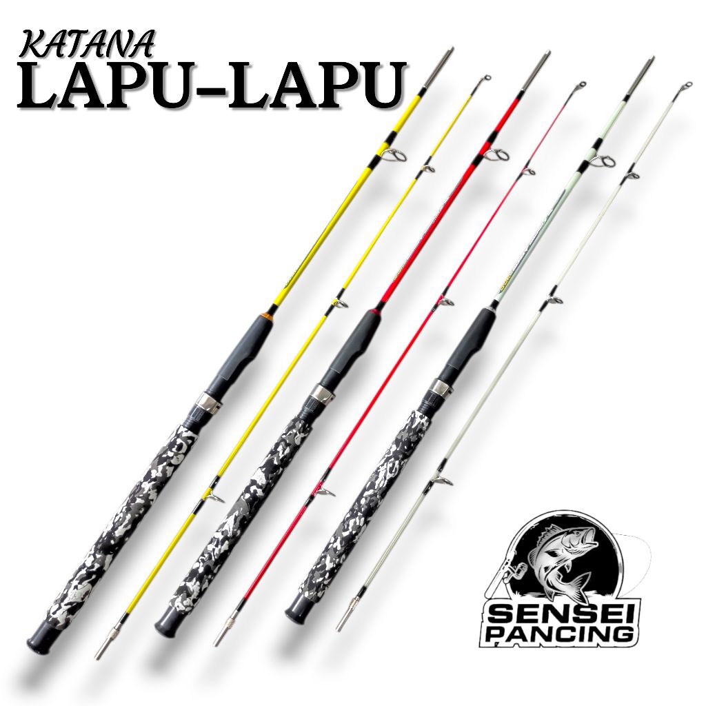 JORAN KATANA LAPU-LAPU FIBER SOLID SHOCK DRAT SPEK KAKU 150 165 180 210CM