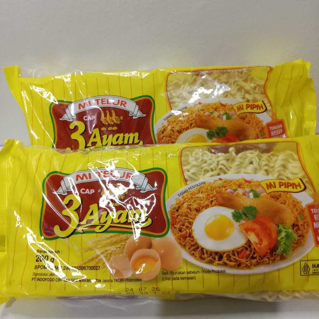 Mie Telur Cap 3 Ayam 2pcs