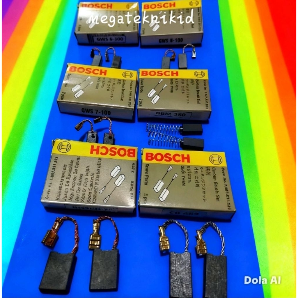 CARBON BRUSH BOSCH/ARANG SPUL BOSCH/KULBOSTEL BOSCH