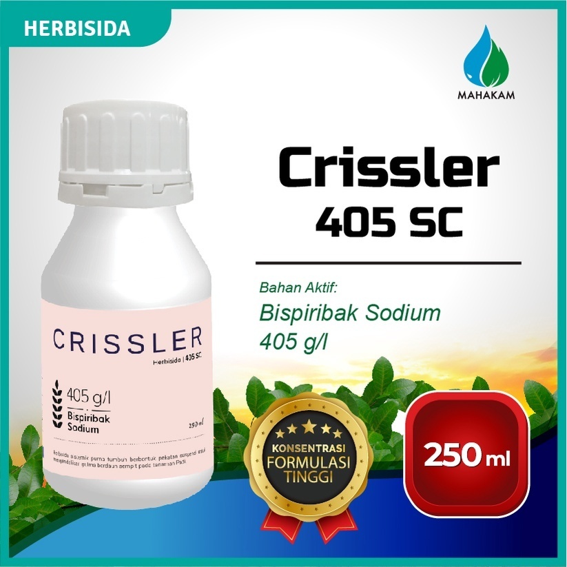 Mahakam Crissler 405 SC 100 ML - Herbisida Selektif Khusus Gulma pada Tanaman Padi Sawah