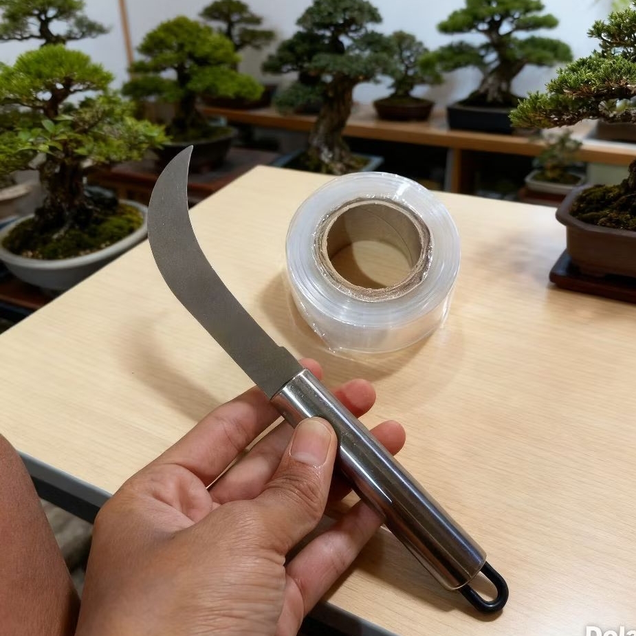 Paket Pisau Okulasi Grafting & grafing tape Cangkok Alat Berkebun Tanaman