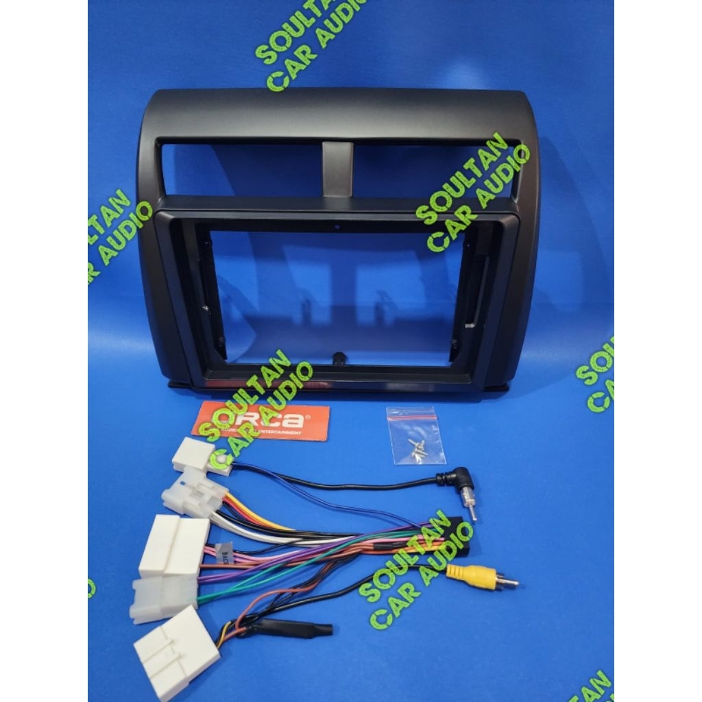 Frame head unit tv mobil android 9 inch mobil Daihatsu Sirion 2015 2017