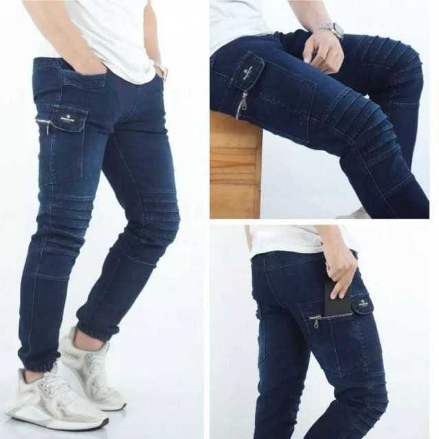 CELANA JOGGER JEANS PRIA PREMIUM