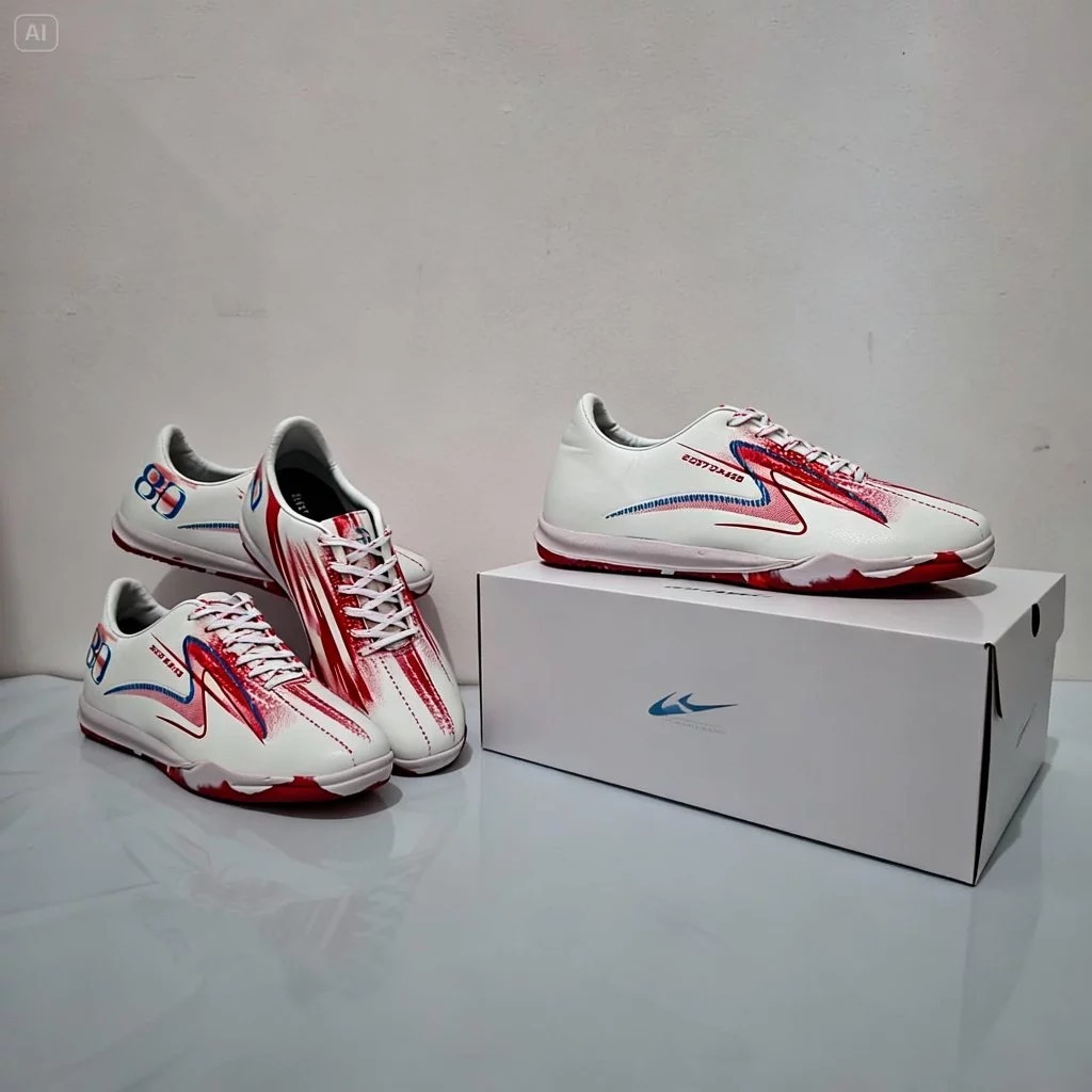 11.11 New Product  Sepatu Futsal Specs Accelerator LS Reborn Meta XR IN | Garuda Attack - White Magn