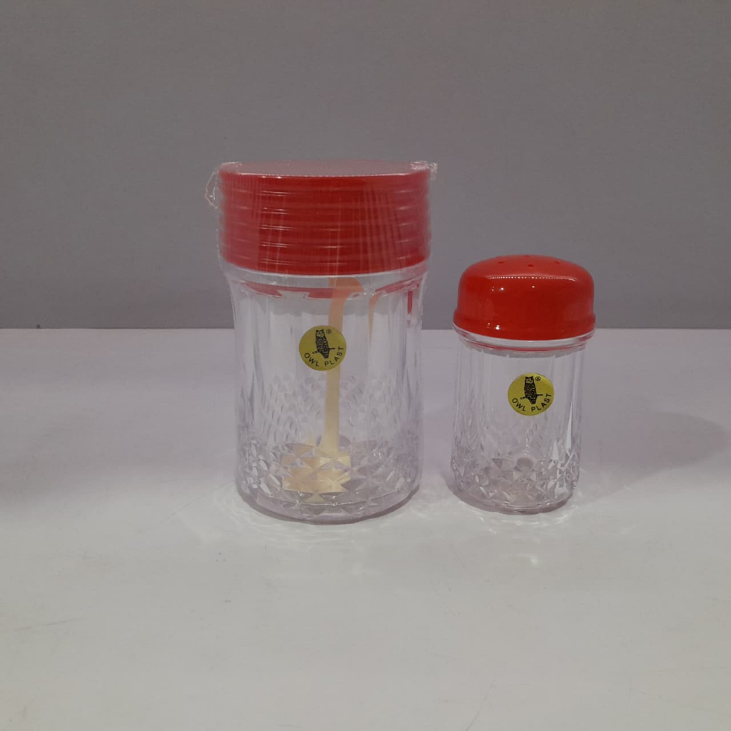 Toples Bumbu / Wadah Bumbu Dapur / Toples Plastik Bumbu / Tempat Bumbu Masak / Spice Jar / Toples Da