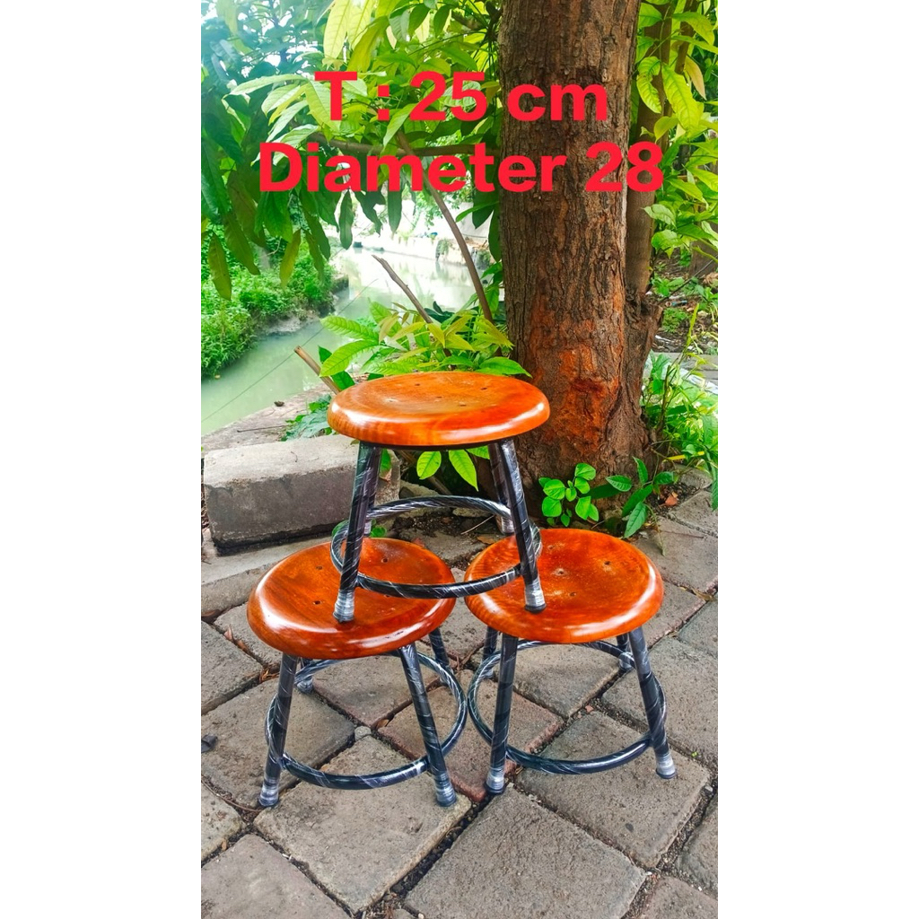 Kursi bakso kursi kayu kursi pendek kursi besi dingklik