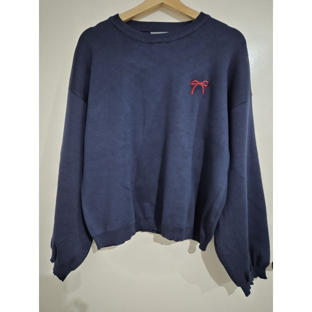THIS IS APRIL SWEATER BLUE