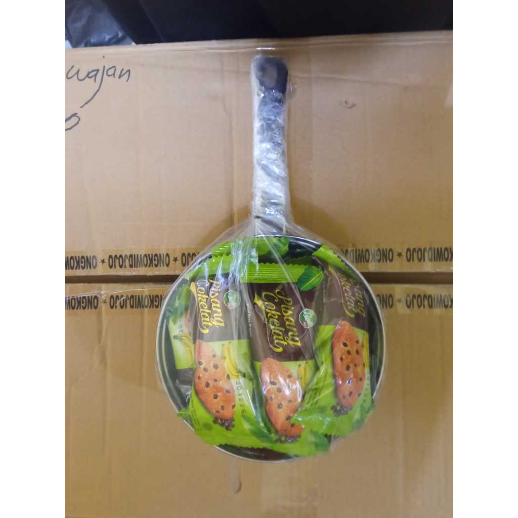 [Paket Hemat 3] 1 Panci Air Serbaguna + 12pcs Bolu Rasa Pisang Coklat // Panci Air Serbaguna // Bolu