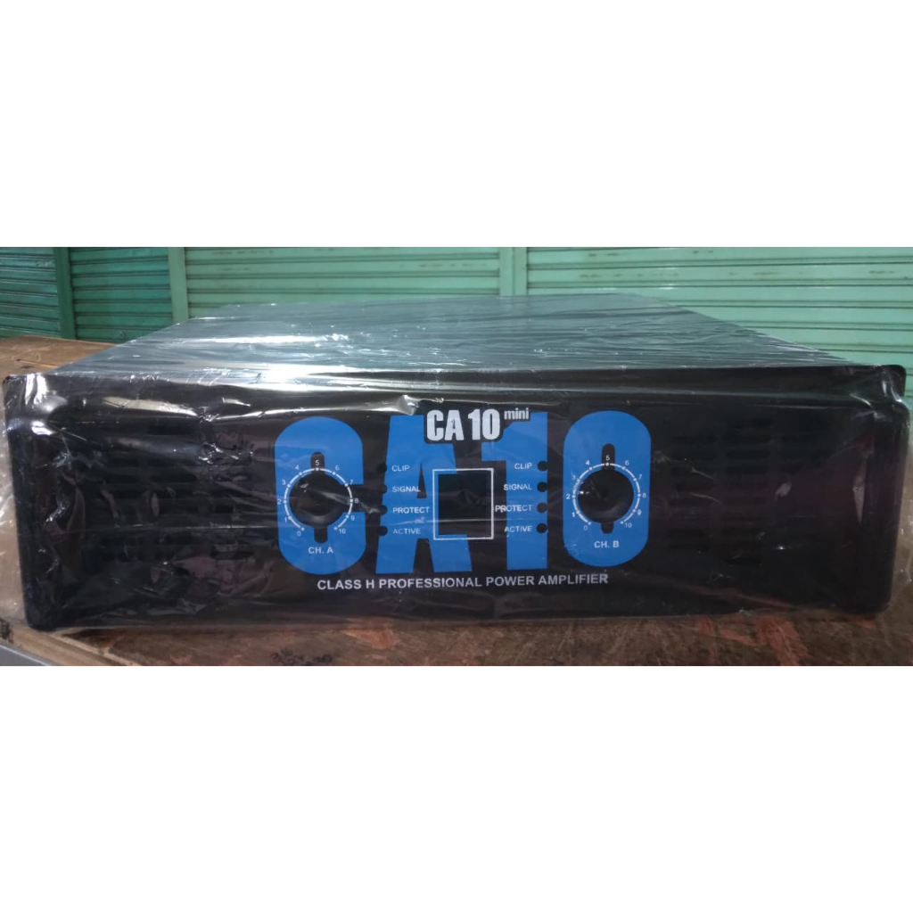(38cm x 36cm x 11cm) Box / Casing Power Amplifier Stereo CA-10 Mini Tanpa Merk Tanpa Aksesoris