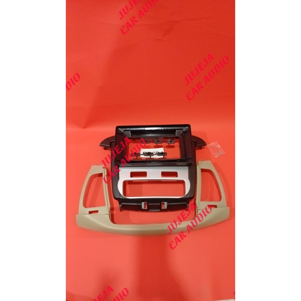 Frame head unit tv mobil android 10 inch mobil toyota innova V ac digital lubang panjang
