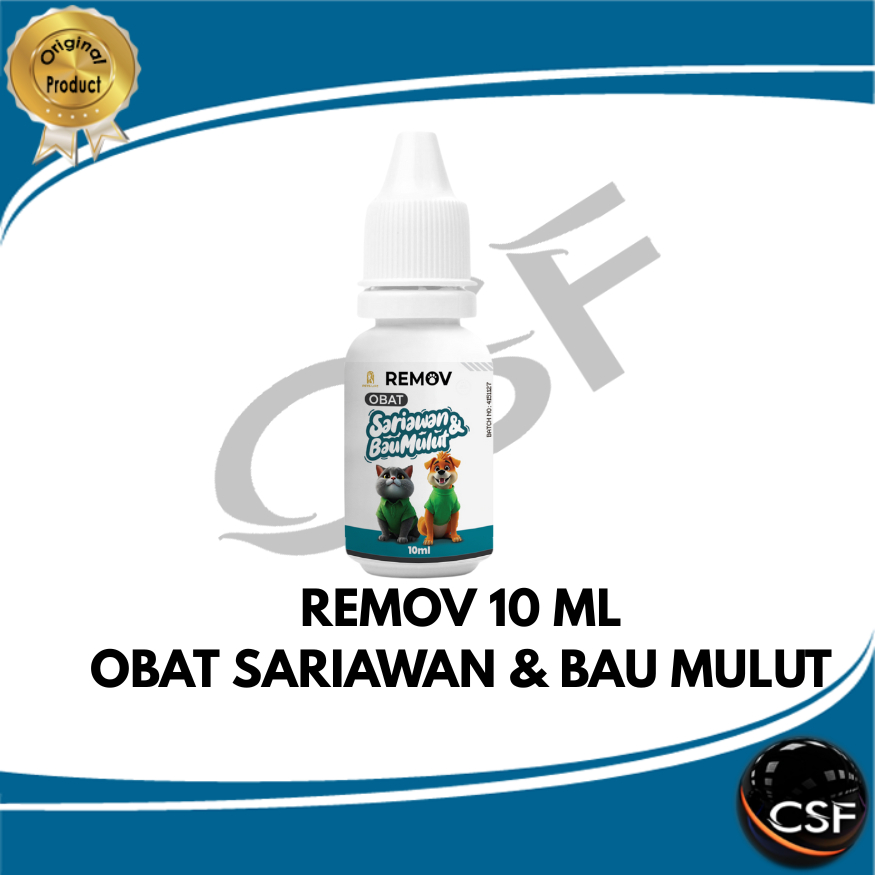 Obat Sariawan Anjing Kucing Remov 10 ml - Ampuh/Murah/Praktis