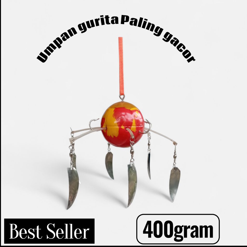 Umpan gurita mengkilap 400 gram - umpan gurita paling gacor