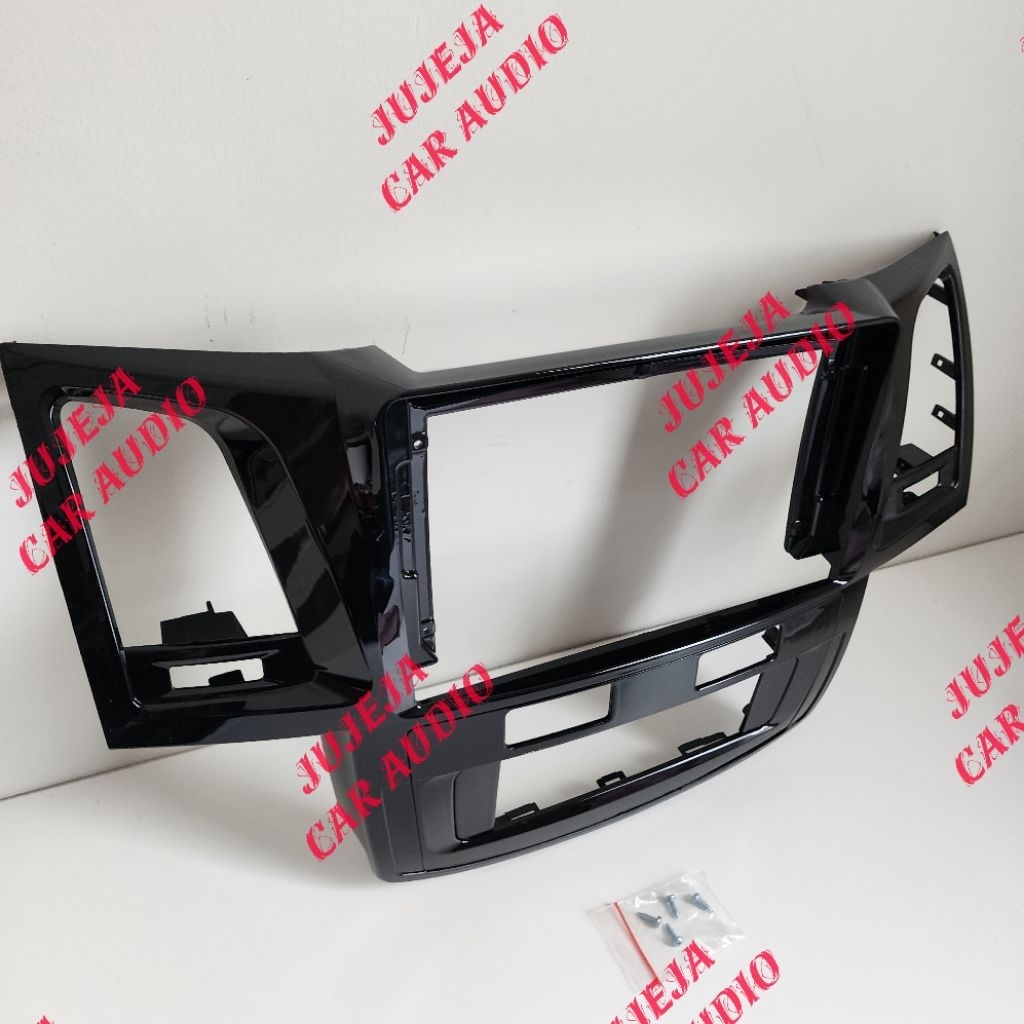 Frame head unit tv mobil android 9 inch mobil toyota fortuner V 2007-2015