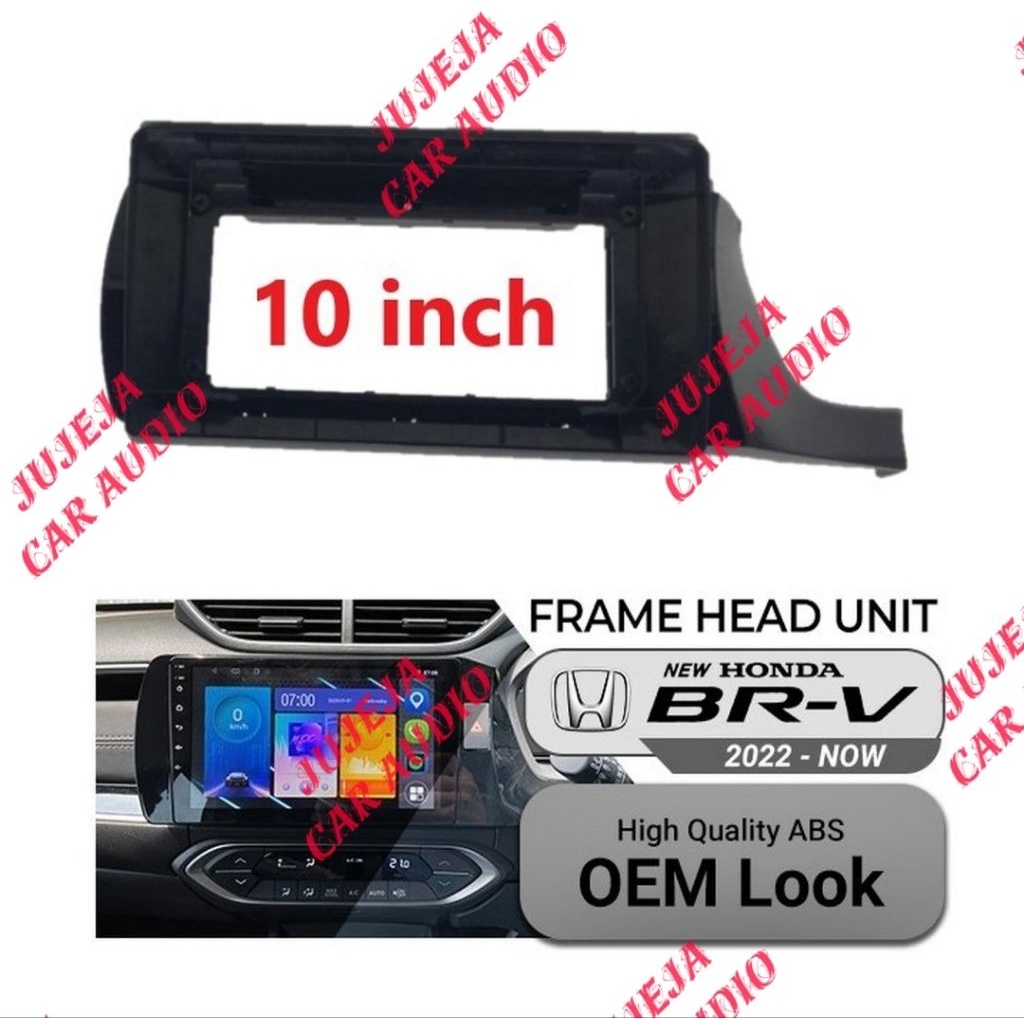Frame head unit tv mobil android 10 inch mobil honda brv wrv 2022-2026