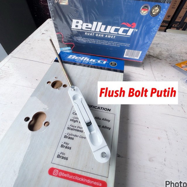 Flush Bolt 508 Pintu Alumunium/ flush bolt pintu alumunium grendel pintu alumunium spartan selot pin