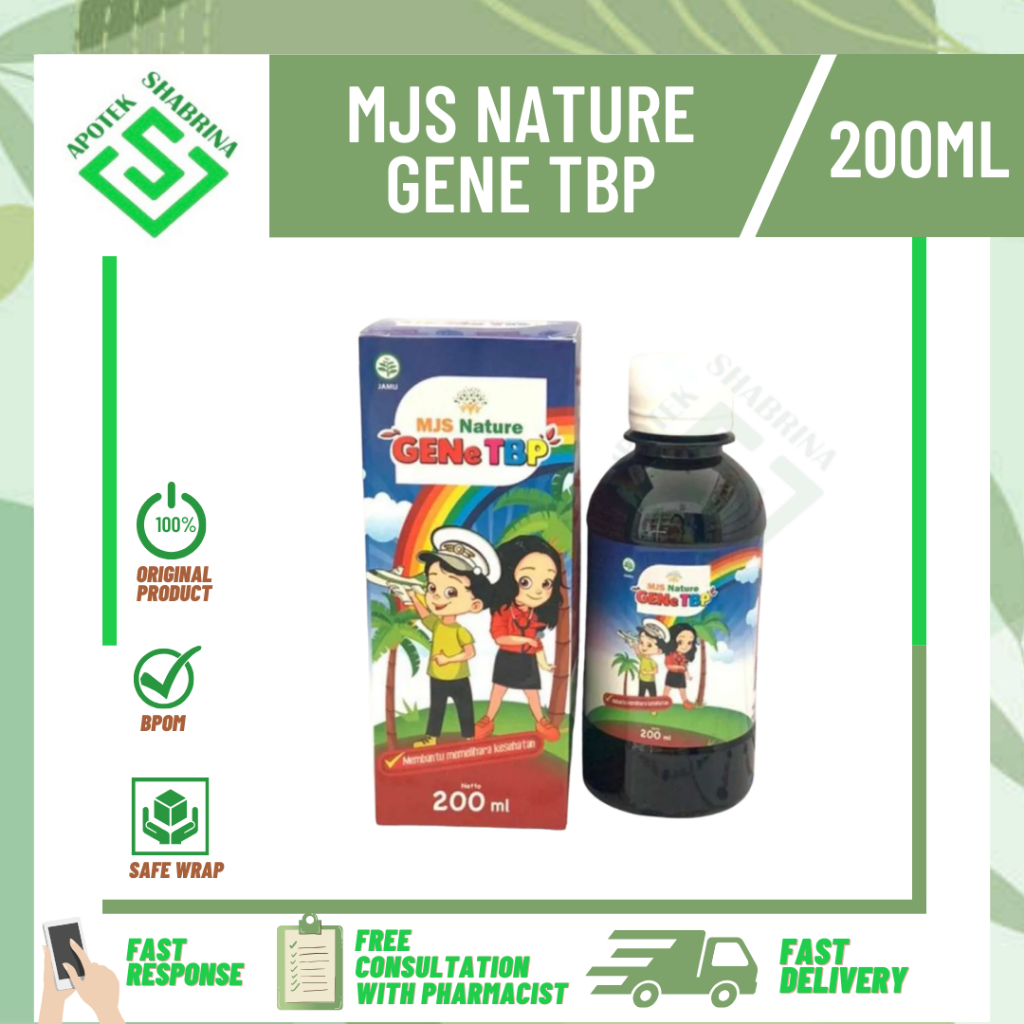 MJS NATURE GENE TBP / MULTIVITAMIN PERTUMBUHAN ANAK / AGAR ANAK TINGGI BESAR DAN PINTAR
