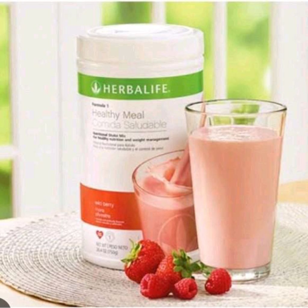 Herbalife Nutrition Shake Mix F1 Wild Berry Minuman Penambah Nutrisi Rasa Beri Original