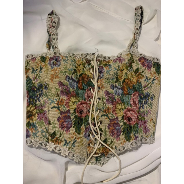 [preloved] vest korset korean vintage