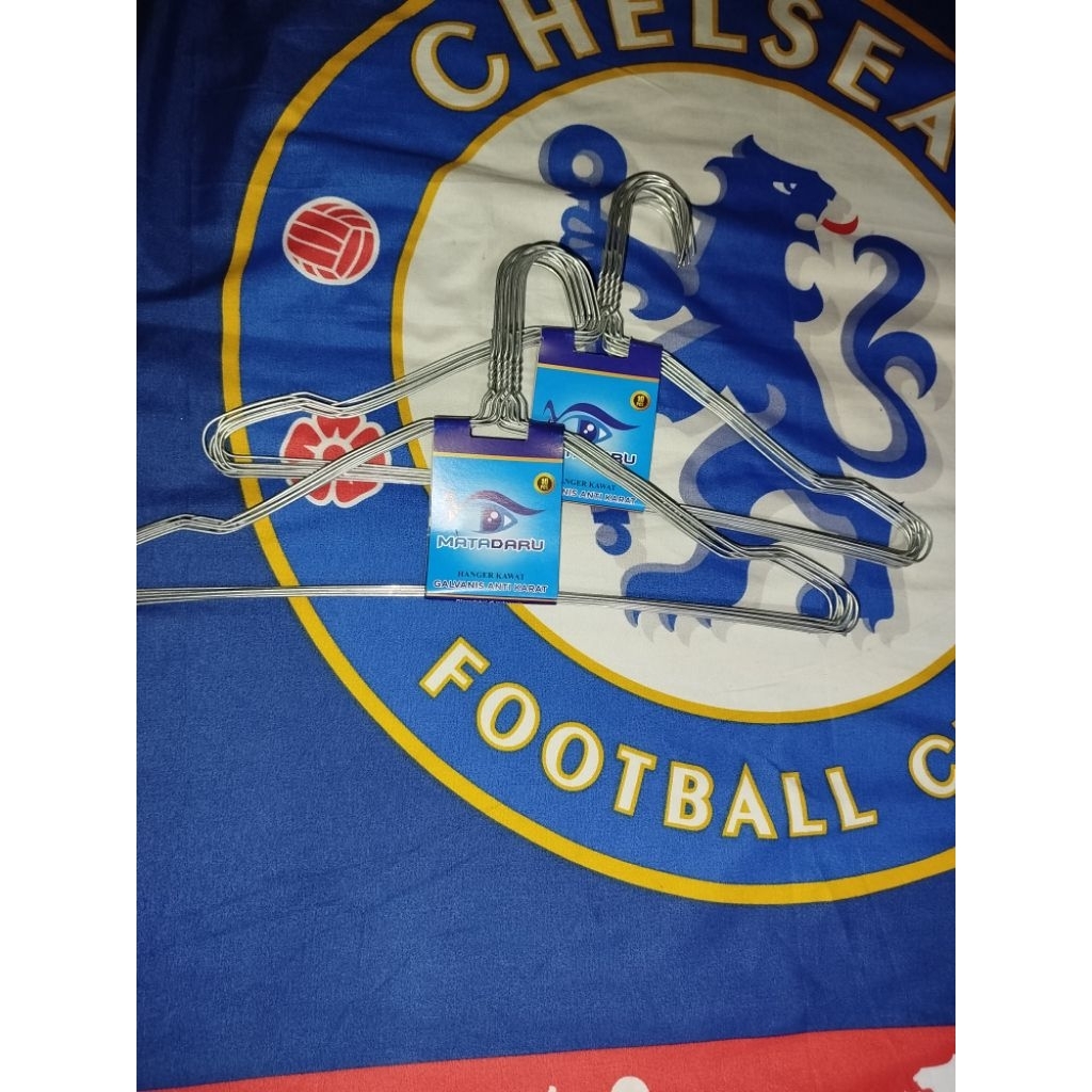 Hunger baju gantungan baju silver 20pcs