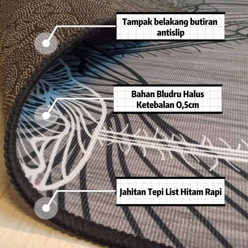 Karpet Lantai Eropa Style Jumbo Ukuran 300 x 200 cm / Karpet Turkey Besar