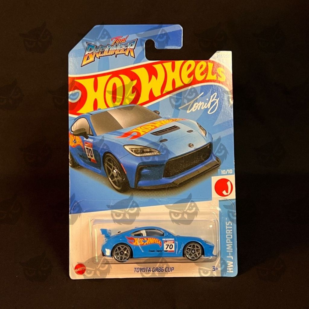 Hot Wheels Mainline Toyota GR86 Cup Biru – Diecast 1:64 Koleksi & Custom