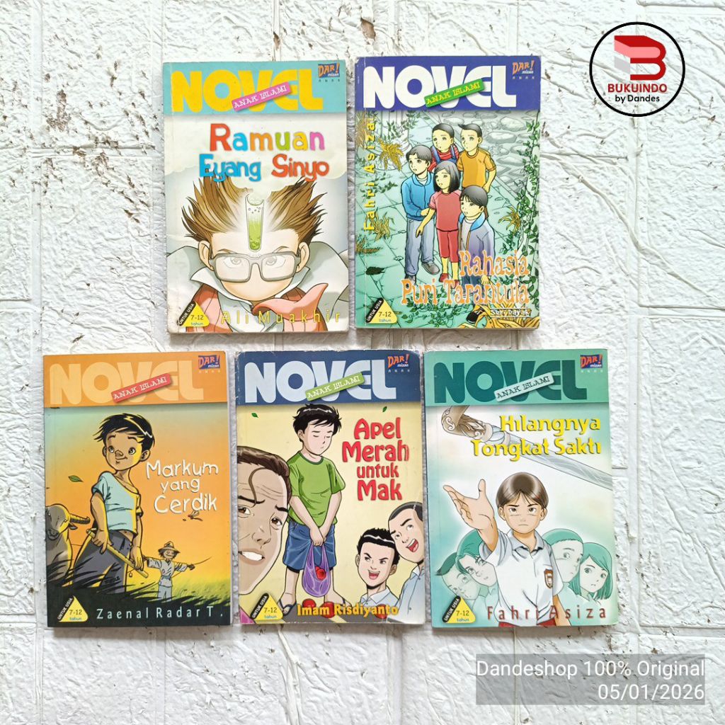 Novel Anak Islami (PIH JUDUL) Mizan - Buku Cerita Anak Bekas Preloved