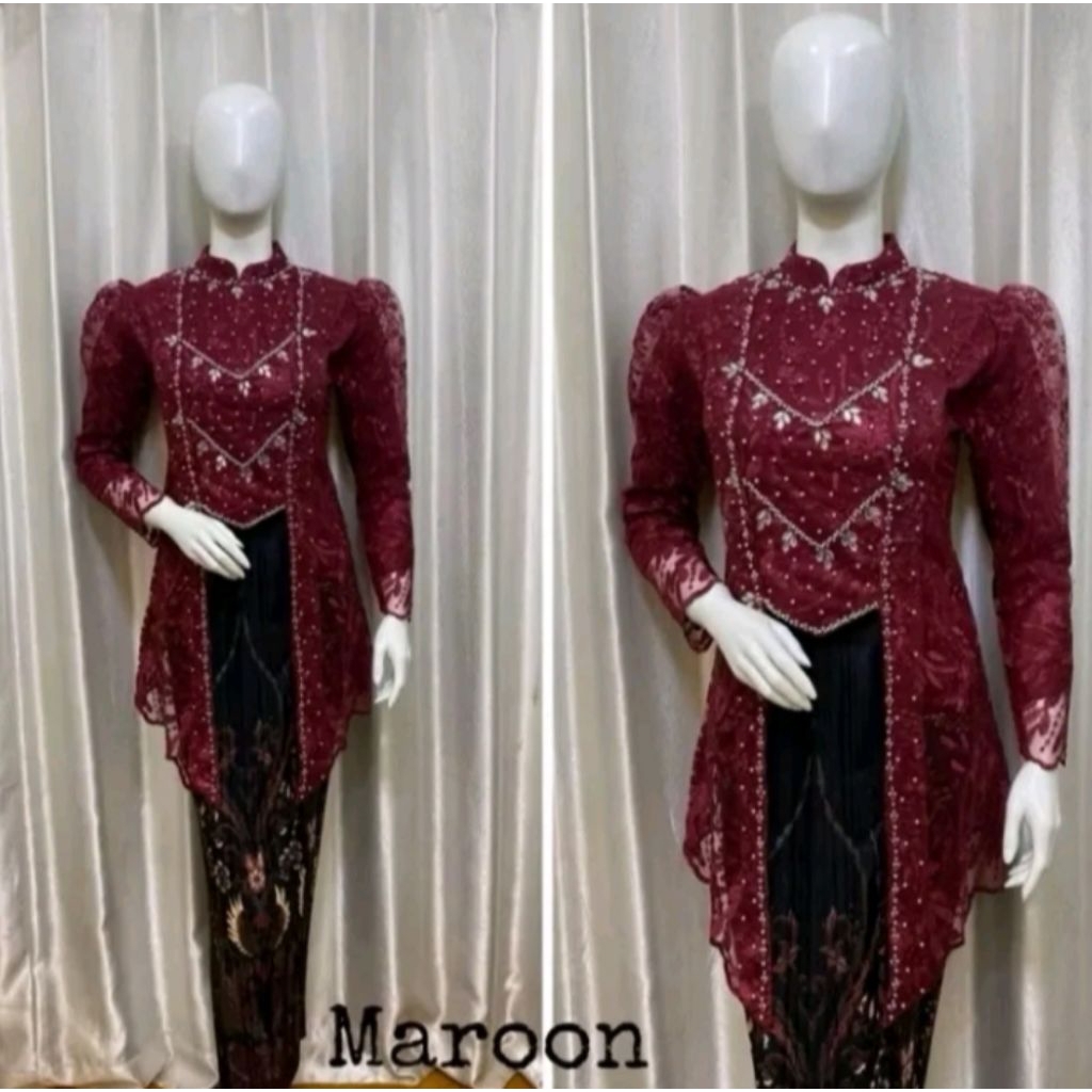 Set Kebaya Kutu Baru Hijab Wanita // Kebaya Kondangan//Kebaya modern