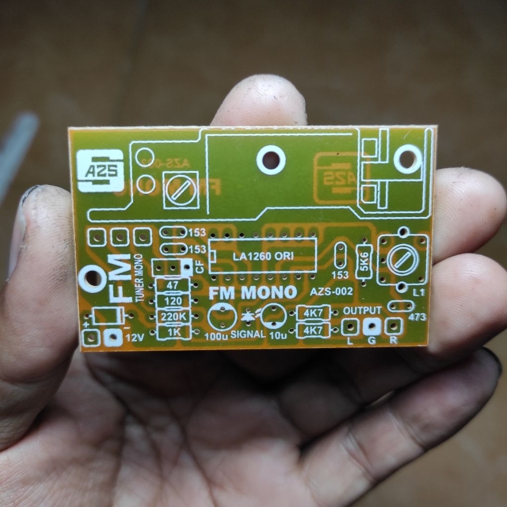 pcb tuner FM AZS-002 mono sesuai di foto ( baca diskripsi)