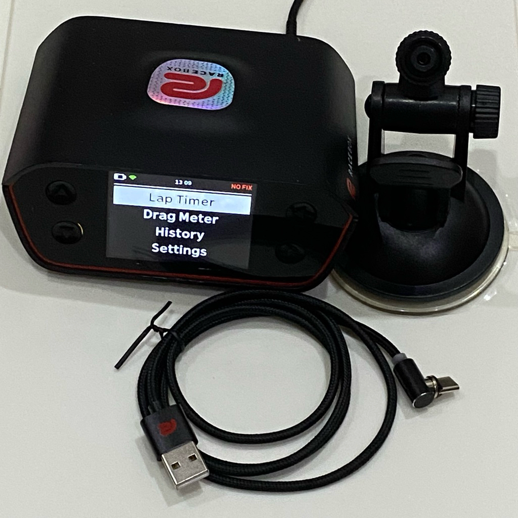 RACEBOX SECOND COMPLETE SET DENGAN ANTENA DALAM, BRACKET, KABEL CHARGER, DAN DUS